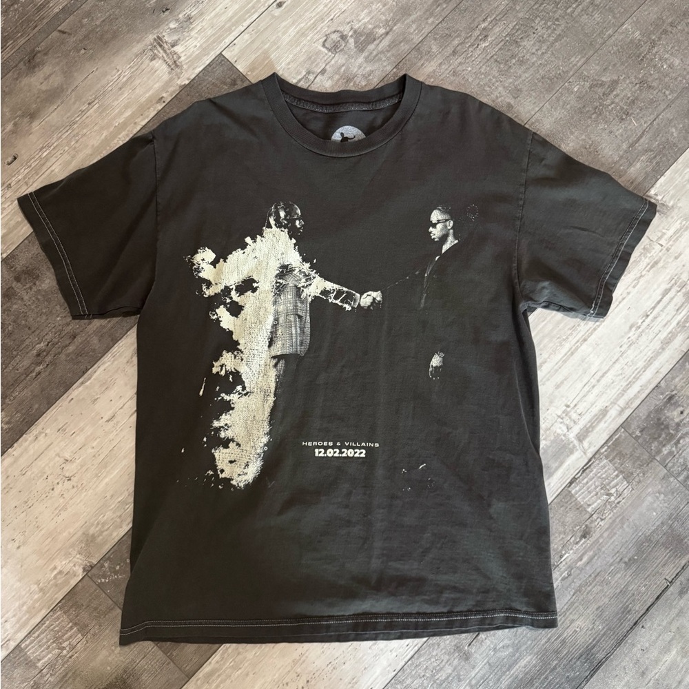 Heroes and villains t shirt